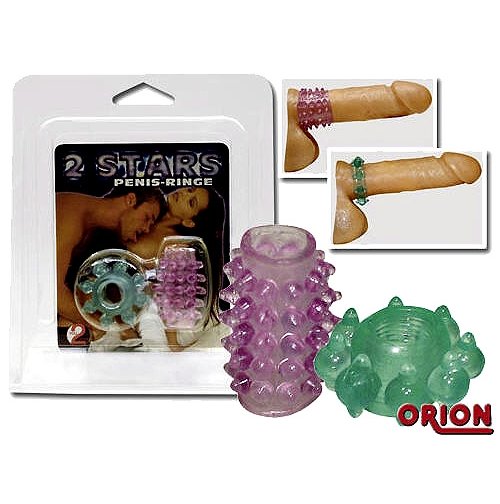 Набор эрекционных насадок Stars (2шт)