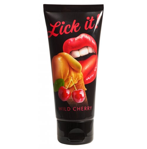Лубрикант - Lick It! Wildkirsch (вишня), 100 мл купить с доставкой