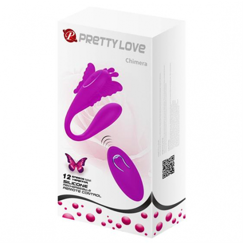 Купить вибратор для пар Pretty Love Chimera RC Stimulator Pink